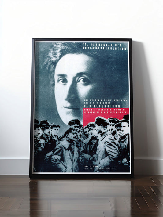 Historisches DDR Poster (A4 | A3 | A2 | A1) • DDR: ROSA LUXEMBURG