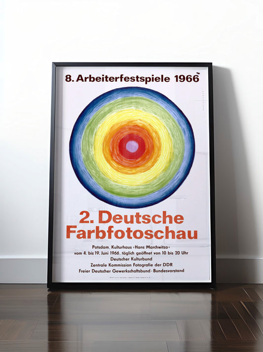 Historisches DDR Poster (A4 | A3 | A2 | A1) • DDR: 2. DEUTSCHE FARBFOTOSCHAU, 1966