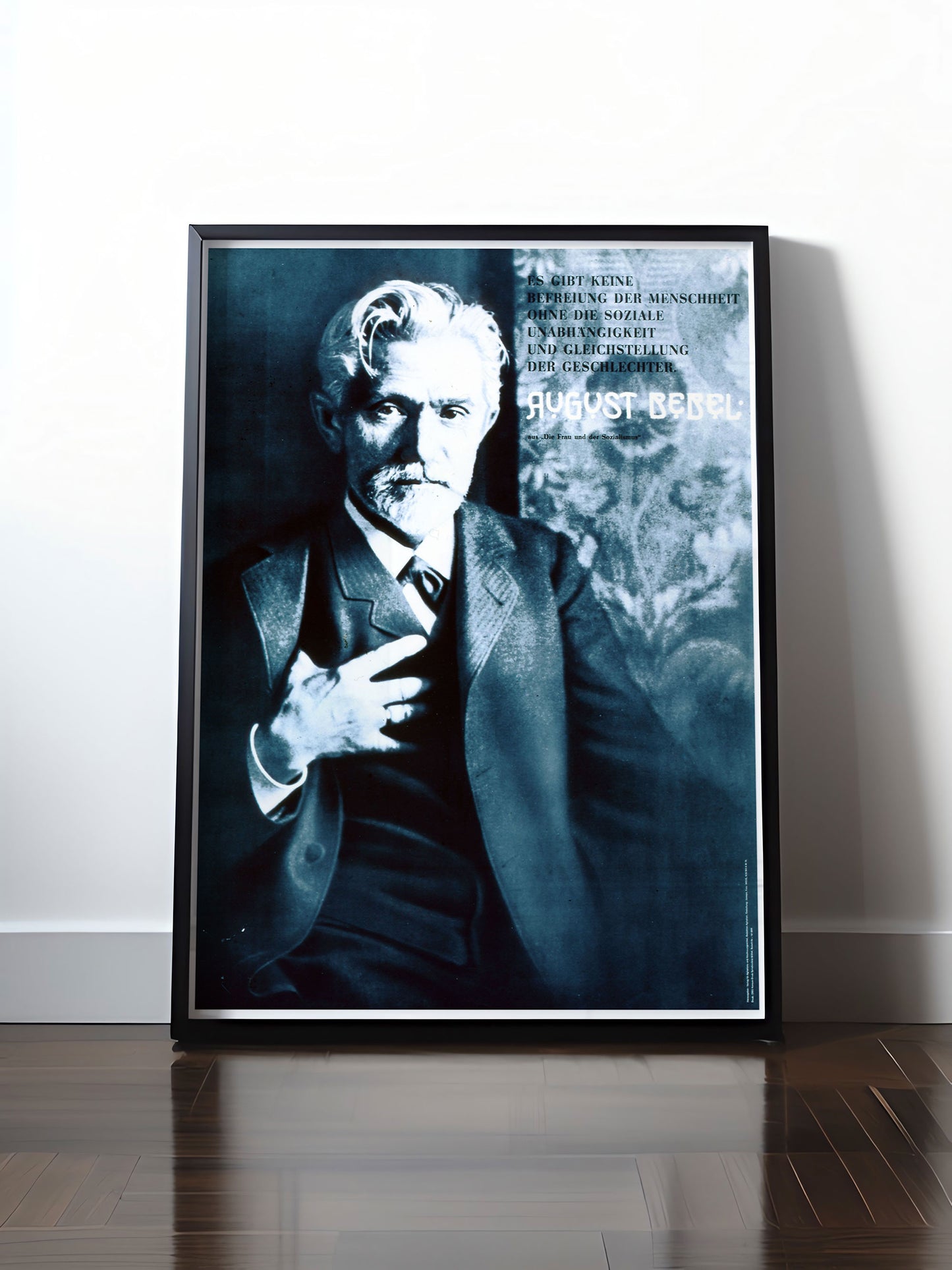 HISTORISCHES POSTER (A4 | A3 | A2 | A1) • DDR: AUGUST BEBEL