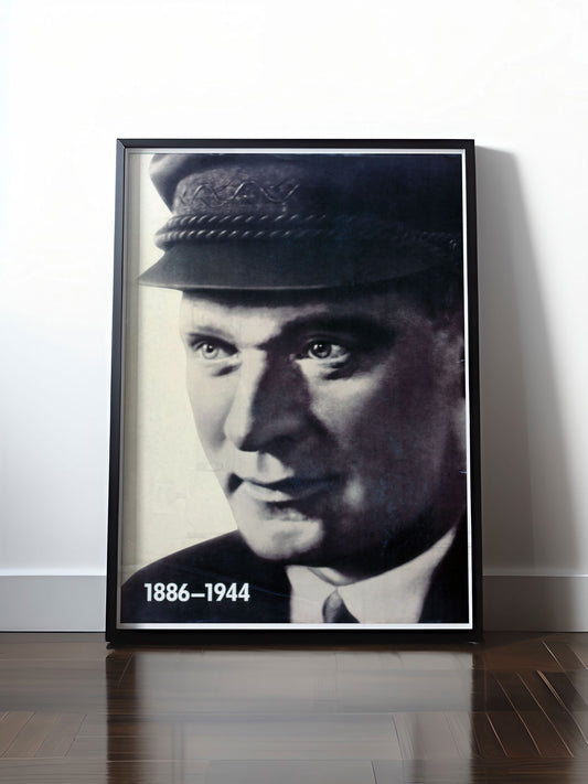 Historisches DDR Poster (A4 | A3 | A2 | A1) • DDR: THÄLMANN 1886 - 1944