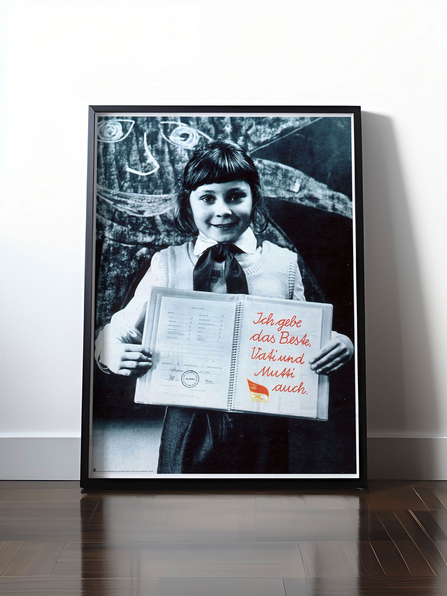 Historisches DDR Poster (A4 | A3 | A2 | A1) • DDR: ICH GEBE DAS BESTE