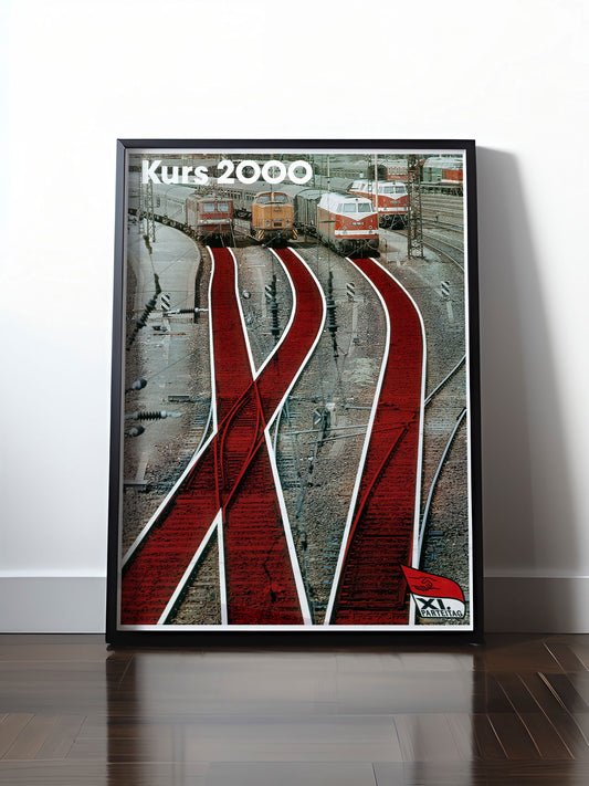 Historisches DDR Poster (A4 | A3 | A2 | A1) • DDR: KURS 2000