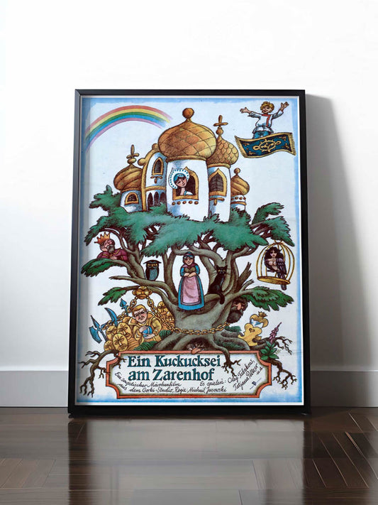 Historisches DDR Poster (A4 | A3 | A2 | A1) • EIN KUCKUCKSEI AM ZARENHOF - FILMPLAKAT