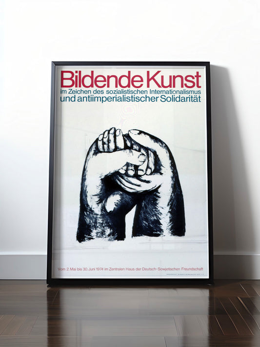 Historisches DDR Poster (A4 | A3 | A2 | A1) • DDR: AUSSTELLUNG BILDENE KUNST