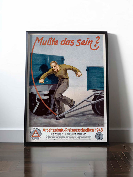 Historisches DDR Poster (A4 | A3 | A2 | A1) • MUSSTE DAS SEIN? - BILD 2, 1948
