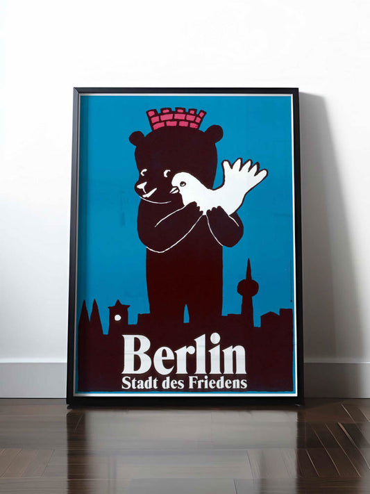 Historisches DDR Poster (A4 | A3 | A2 | A1) • BERLIN STADT DES FRIEDENS
