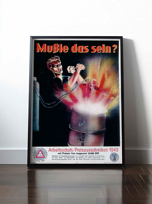 Historisches DDR Poster (A4 | A3 | A2 | A1) • MUSSTE DAS SEIN? - BILD 3, 1948