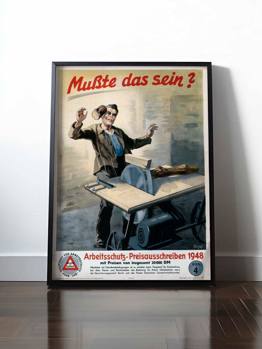 Historisches DDR Poster (A4 | A3 | A2 | A1) • MUSSTE DAS SEIN? - BILD 4, 1948