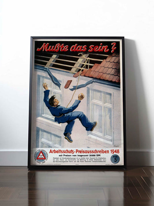 Historisches DDR Poster (A4 | A3 | A2 | A1) • MUSSTE DAS SEIN? - BILD 5, 1948