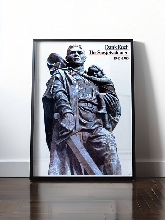 Historisches DDR Poster (A4 | A3 | A2 | A1) • DDR: 40 JAHRE BEFREIUNG