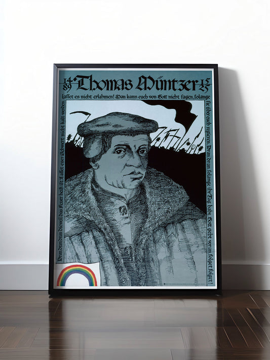 Historisches DDR Poster (A4 | A3 | A2 | A1) • DDR: THOMAS MÜNTZER