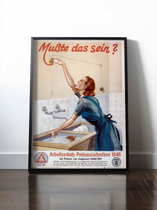Historisches DDR Poster (A4 | A3 | A2 | A1) • MUSSTE DAS SEIN? - BILD 8, 1948