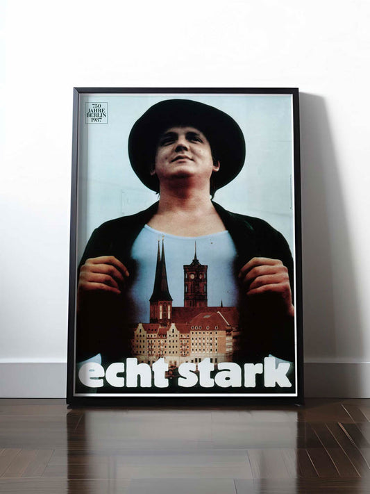 Historisches DDR Poster (A4 | A3 | A2 | A1) • 750 JAHRE BELIN - ECHT STARK