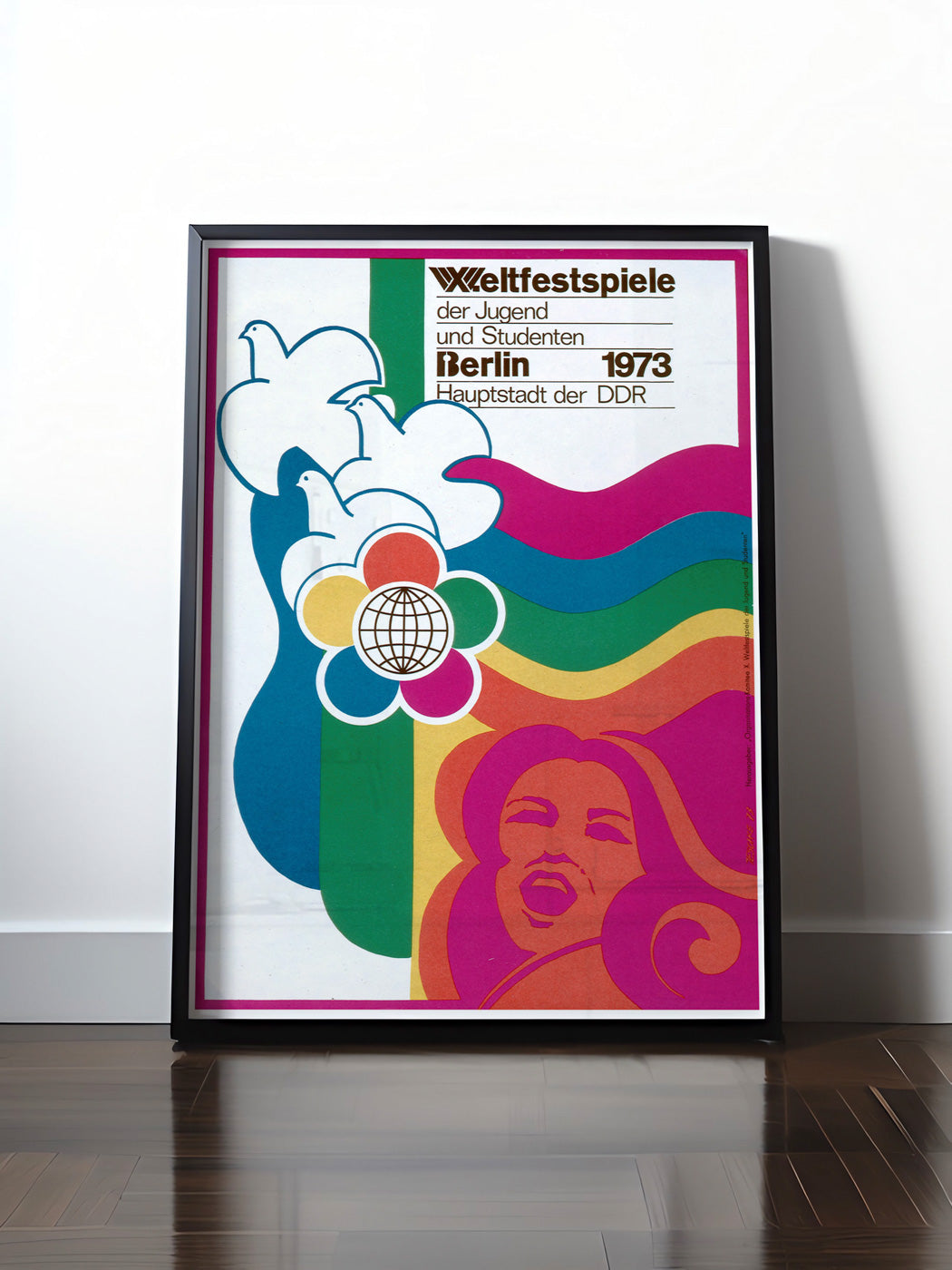 Historisches DDR Poster (A4 | A3 | A2 | A1) • DDR: WELTFESTSPIELE DER JUGEND BERLIN, 1973
