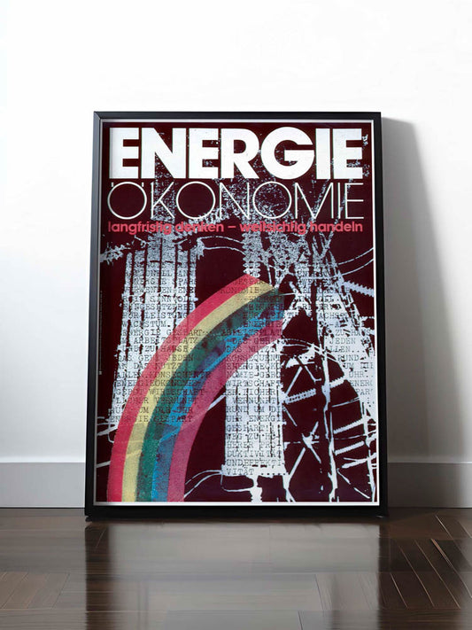 Historisches DDR Poster (A4 | A3 | A2 | A1) • ENERGIE ÖKONOMIE