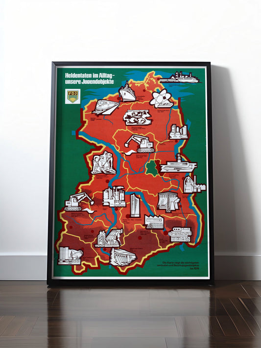 Historisches DDR Poster (A4 | A3 | A2 | A1) • DDR: JUGENDOBJEKTE