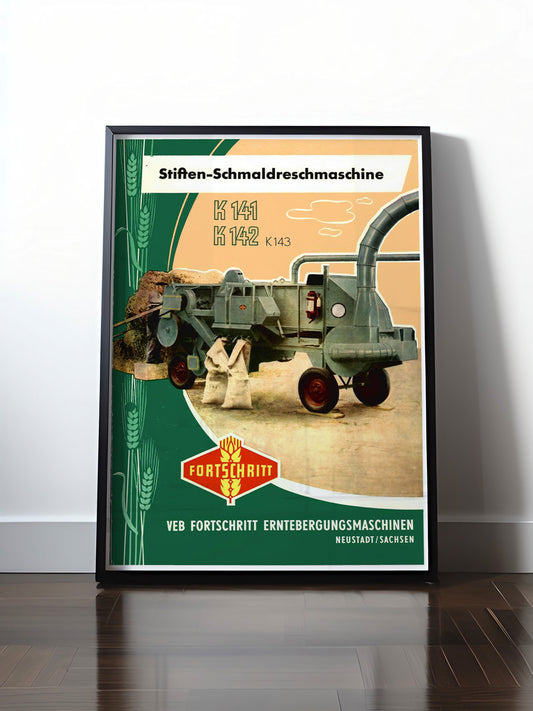 Historisches DDR Poster (A4 | A3 | A2 | A1) • DDR: FORTSCHRITT K141