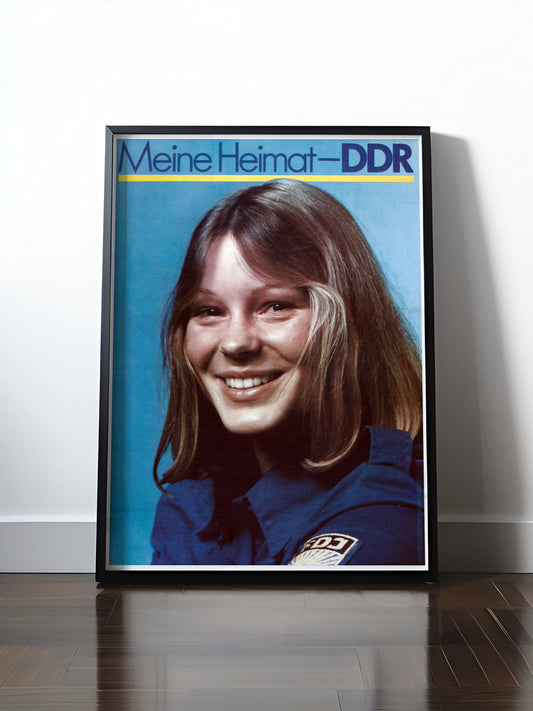 Historisches DDR Poster (A4 | A3 | A2 | A1) • MEINE HEIMAT - DDR