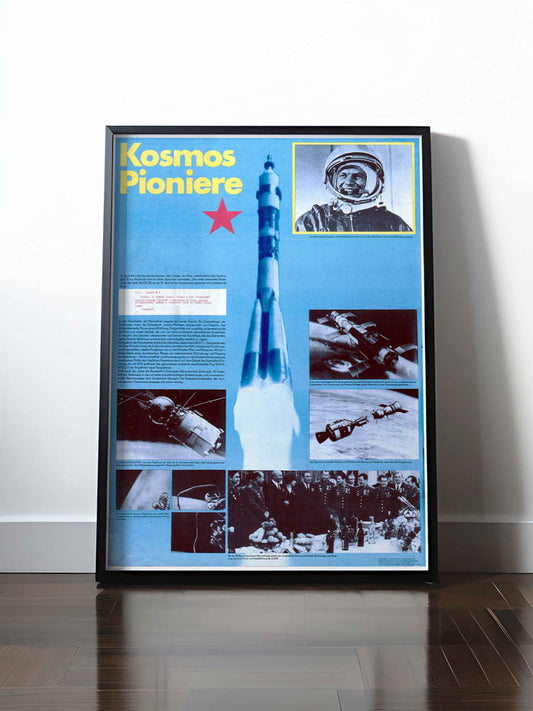 Historisches DDR Poster (A4 | A3 | A2 | A1) • KOSMOS PIONIERE
