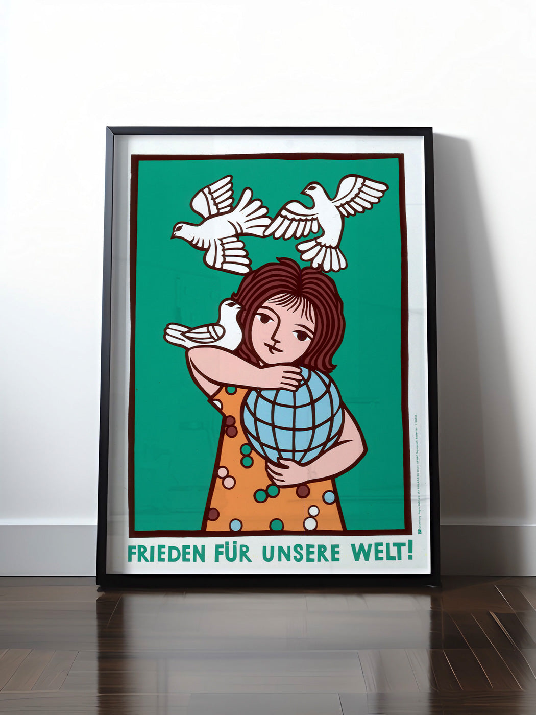 HISTORISCHES POSTER (A4 | A3 | A2 | A1) • DDR: FRIEDEN FÜR UNSERE WELT!