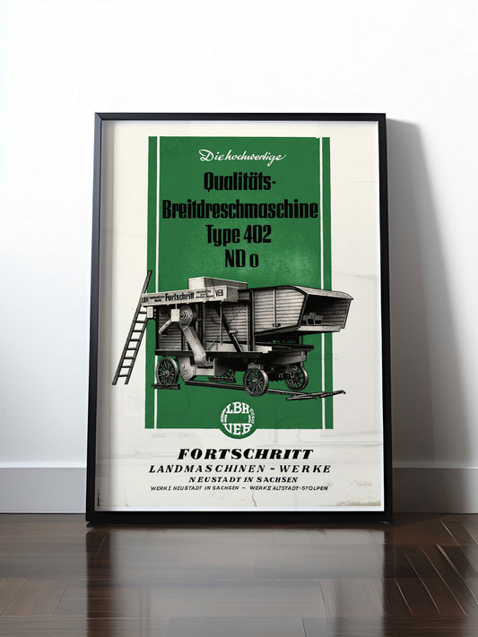 Historisches DDR Poster (A4 | A3 | A2 | A1) • DDR: FORTSCHRITT TYPE 402