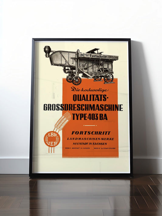 Historisches DDR Poster (A4 | A3 | A2 | A1) • DDR: FORTSCHRITT TYPE 403