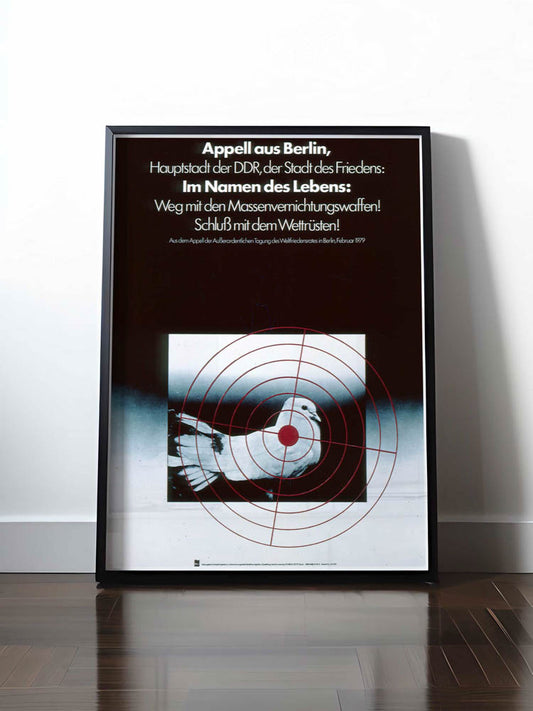 Historisches DDR Poster (A4 | A3 | A2 | A1) • APPELL AUS BERLIN