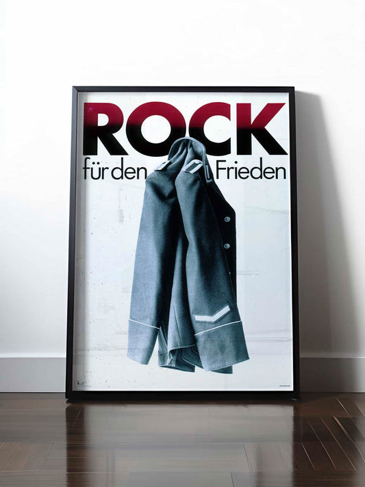 Historisches DDR Poster (A4 | A3 | A2 | A1) • ROCK FÜR DEN FRIEDEN