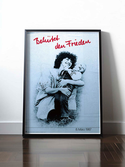 Historisches DDR Poster (A4 | A3 | A2 | A1) • BEHÜTET DEN FRIEDEN - 8. MÄRZ 1987