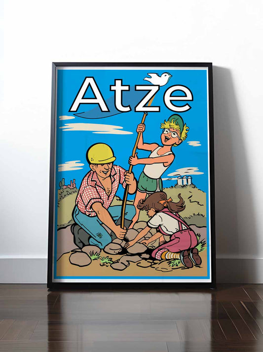 Historisches DDR Poster (A4 | A3 | A2 | A1) • ATZE ORIGINAL COVER