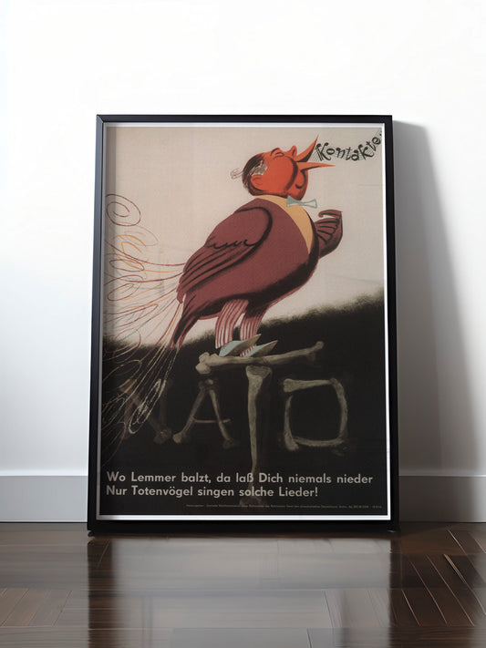 Historisches DDR Poster (A4 | A3 | A2 | A1) • DDR: ANTI NATO
