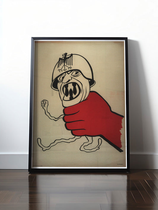 Historisches DDR Poster (A4 | A3 | A2 | A1) • DDR: ANTI-MILITARISMUS