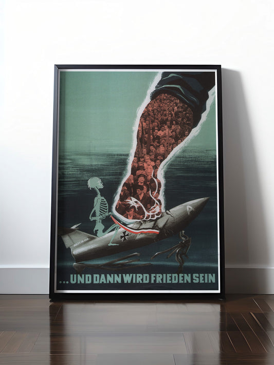 Historisches DDR Poster (A4 | A3 | A2 | A1) • DDR: ANTI-AUFRÜSTUNG