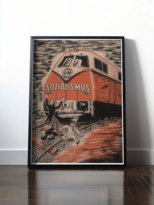 Historisches DDR Poster (A4 | A3 | A2 | A1) • DDR: SOZIALISMUS