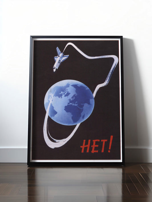 Historisches DDR Poster (A4 | A3 | A2 | A1) • CCCP: NEIN!