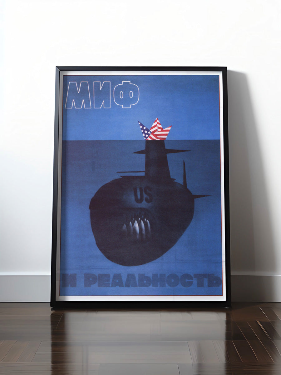 Historisches DDR Poster (A4 | A3 | A2 | A1) • CCCP: MIR / FRIEDEN