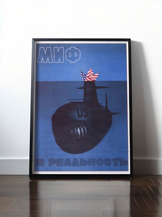 Historisches DDR Poster (A4 | A3 | A2 | A1) • CCCP: MIR / FRIEDEN