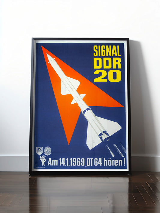 Historisches DDR Poster (A4 | A3 | A2 | A1) • SIGNAL DDR 20