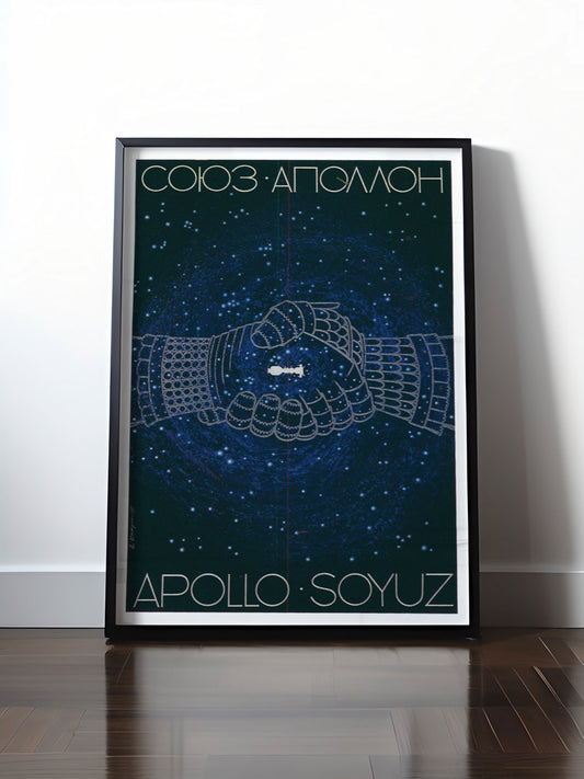 Historisches DDR Poster (A4 | A3 | A2 | A1) • APOLLO - SOYUZ
