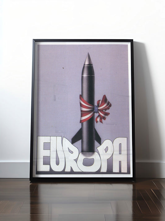 Historisches DDR Poster (A4 | A3 | A2 | A1) • ANTI-NATO-RAKETEN