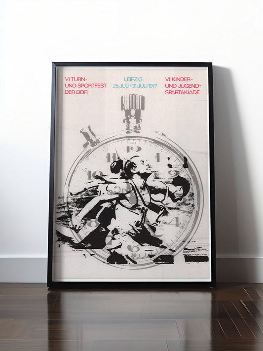 Historisches DDR Poster (A4 | A3 | A2 | A1) • 6. TURN- & SPORTFEST DER DDR