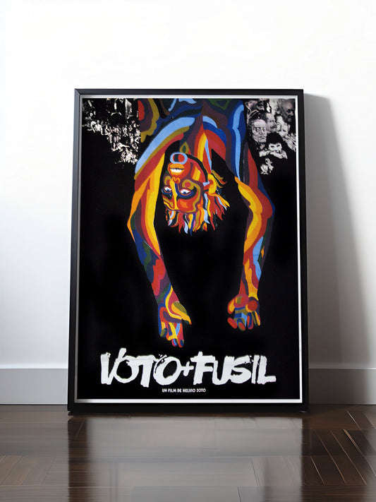 Historisches DDR Poster (A4 | A3 | A2 | A1) • CHILE - VOTO + FUSIL (STIMMZETTEL + GEWEHR)