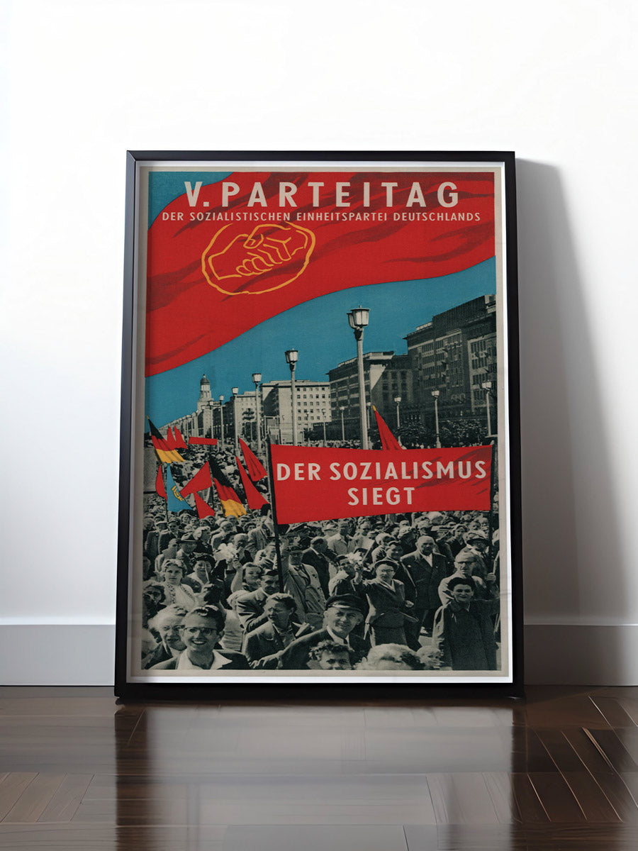 HISTORISCHES POSTER (A4 | A3 | A2 | A1) • 5. PARTEITAG DER SED