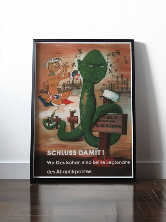 Historisches DDR Poster (A4 | A3 | A2 | A1) • DDR: ATLANTIKPAKT