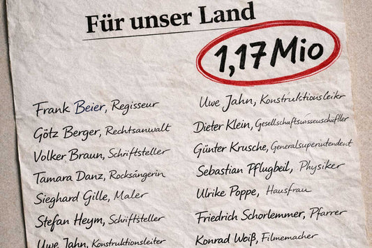 Wie 1989 über 1 Mio DDR-Bürger gegen BRD-Annexion mobilisierten