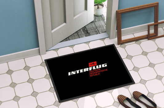 DDR Ostalgie Fussmatte / Abtreter • INTERFLUG