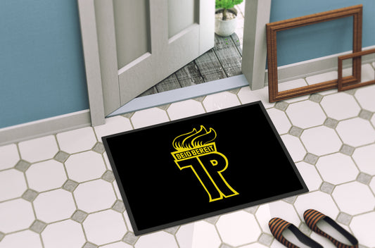 DDR Ostalgie Fussmatte / Abtreter • JUNGE PIONIERE, SEID BEREIT