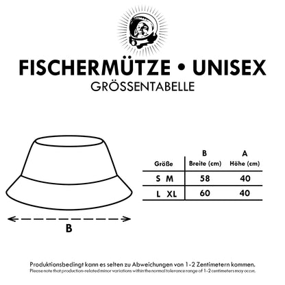 DDR Ostalgie Fischerhut / Bucket Hat bestickt • FDJ - FARBE