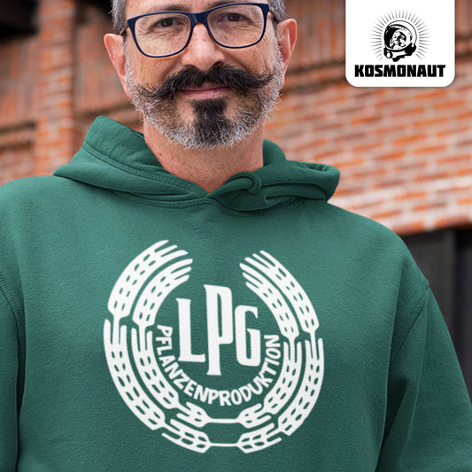 DDR Ostalgie Kapuze / Organic Hoodie Unisex • LPG PFLANZENPRODUKTION