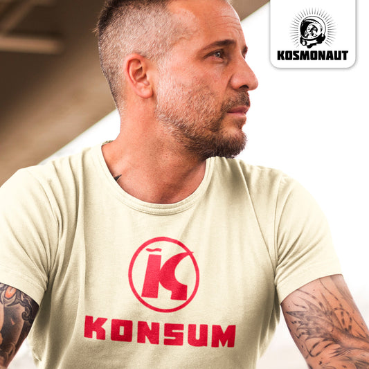 DDR Ostalgie Shirt Unisex • KONSUM - hell